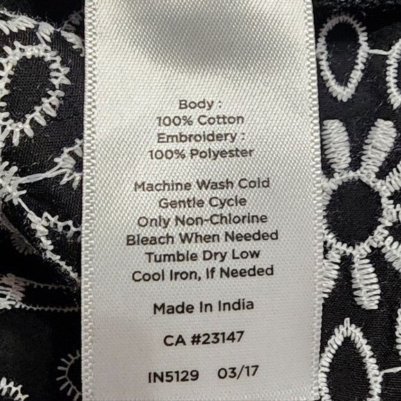 Talbots Off the Shoulder Blouse Size Medium NWT - Picture 5 of 7